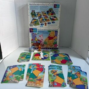 VINTAGE 1996 WINNIE THE POOH HONEY POT HUNT AND MEMORY GAME